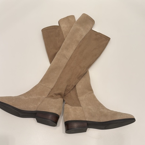 Lucky Brand Calypso Tall Suede Tan Boots, 8 - Picture 11 of 16